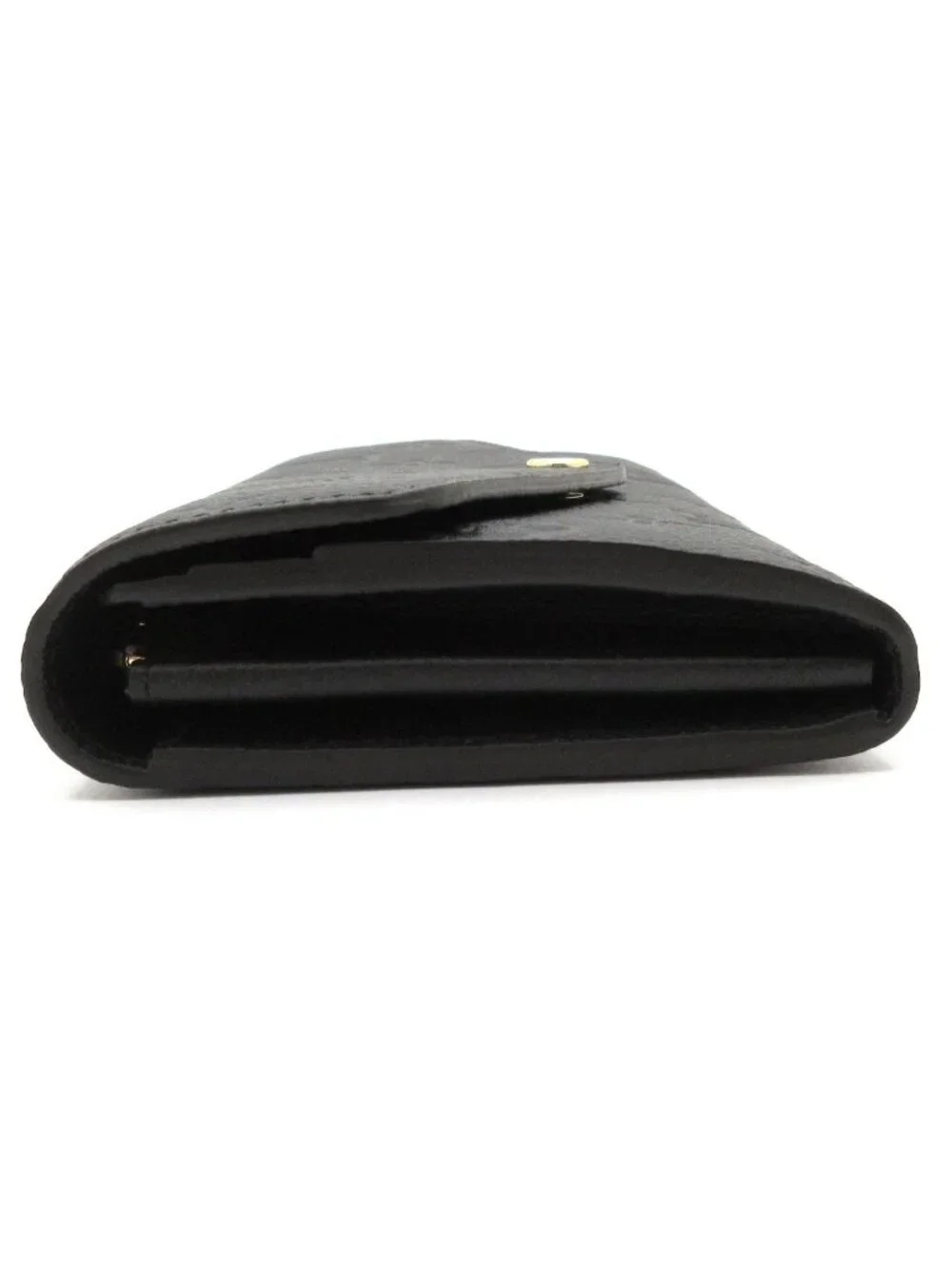 Louis Vuitton Wallet Monogram Empreinte Portefeuille Sarah Noir Leather Cowhide